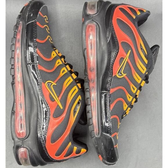 NIKE AIR MAX 97 MEN AH8144-002 BLK/RED SNEAKER SHOES SZ 6.5 RARE main image 8